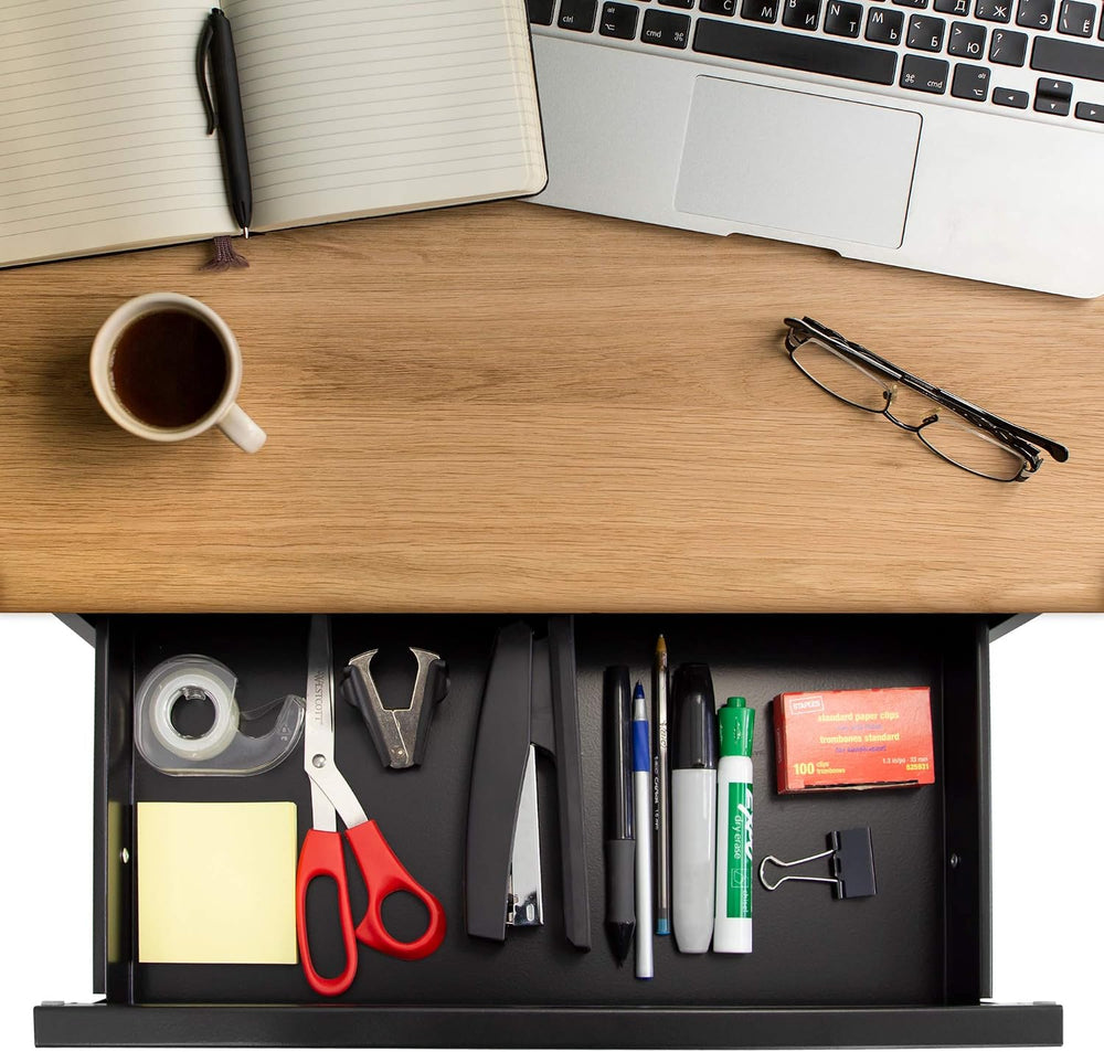 Mount-It! Under Desk Pull-Out Drawer, Heavy-Duty Steel Under Table Slide-Out ...