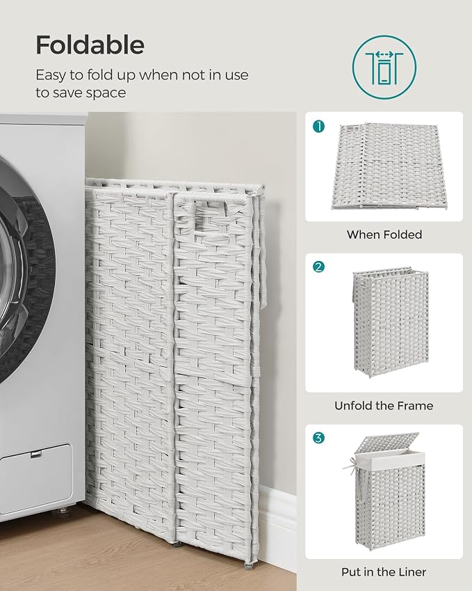 SONGMICS Slim Laundry Hamper - Image 6