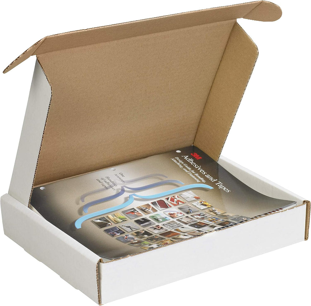 Box USA 18 Deluxe Shipping Boxes 18L x 12W x 2H, 50-Pack - White Box Mailers ...