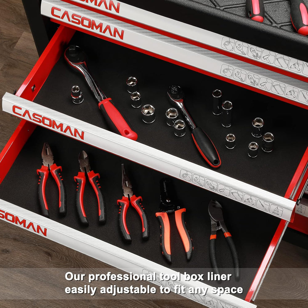CASOMAN Professional Tool Box Liner and Drawer Liner - 24 inch (Wide) x 24 fe...