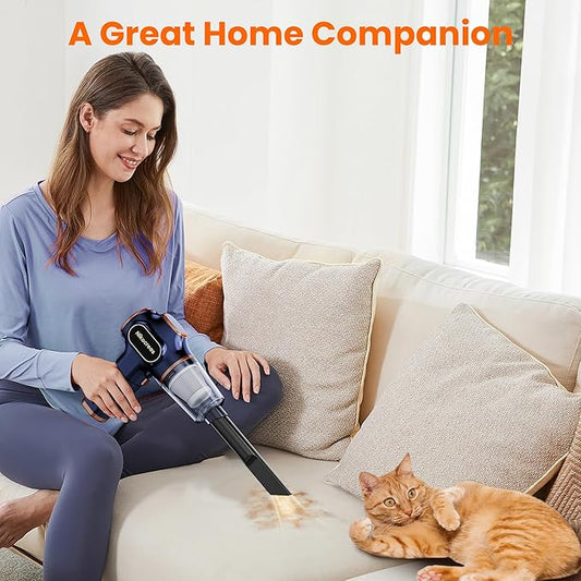 Portable Car Vacuum Cordless Mini Handheld Vacuums Cleaner Rechargeable - Image 2