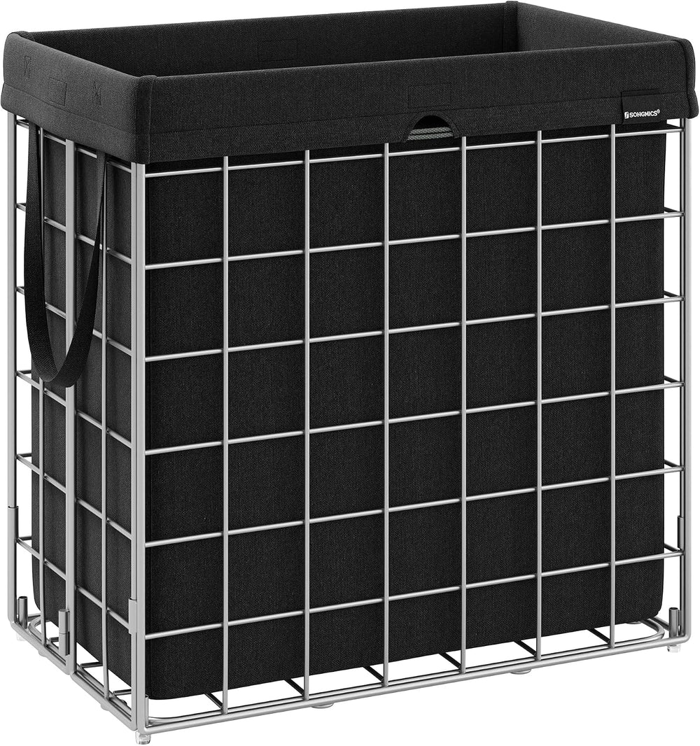 SONGMICS 29 Gal. Laundry Basket, Laundry Hamper, Collapsible Clothes Hamper