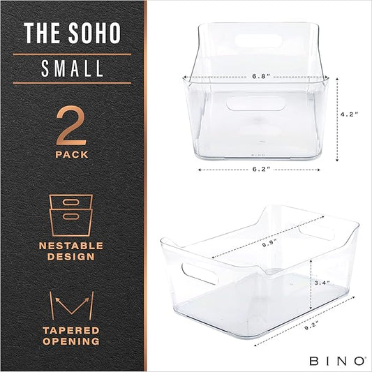 BINO | Plastic Storage Bins, Small - Image 2