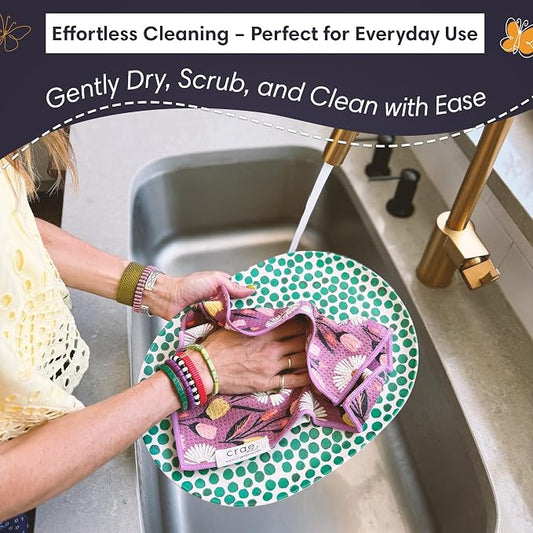 Microfiber Hand Towel & Washcloth Set of 2 - Image 2