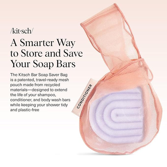 Kitsch Bar Soap Saver Bag – Patented Mesh Bag Soap Holder - Image 2