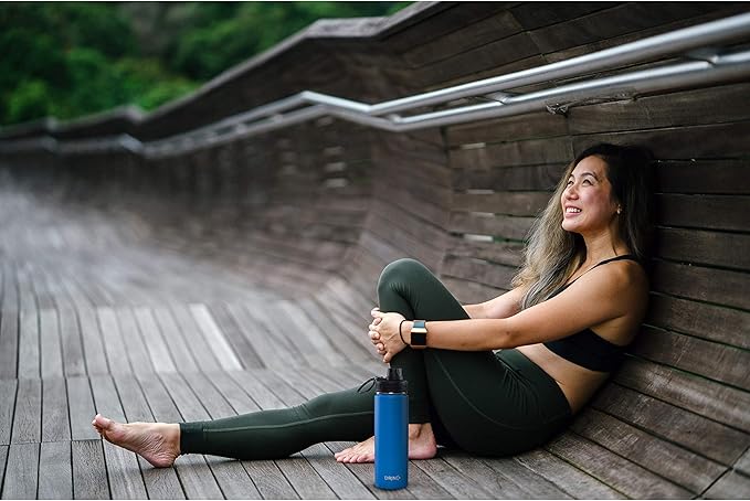 DRINCO Stainless Steel Water Bottle Spout Lid Vacuum Insulated Double Wall - Image 7