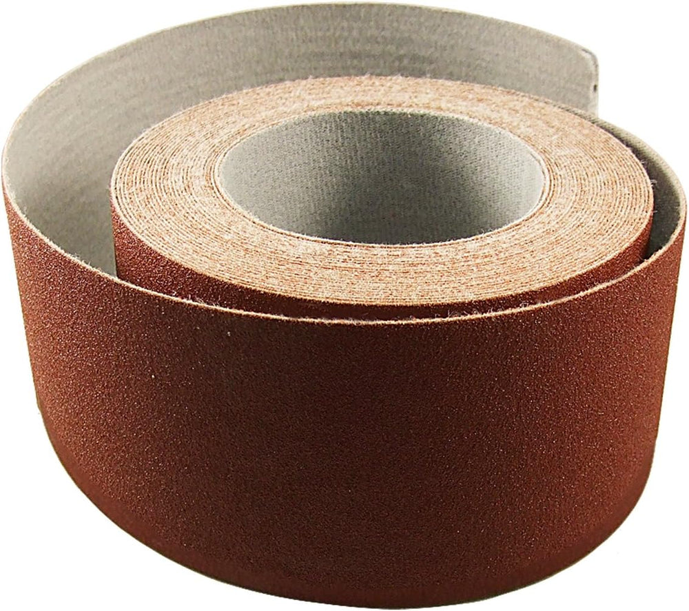 Red Label Abrasives 3 Inch X 50 Foot 80 Grit Premium Loop (Felt) Backed Ready...