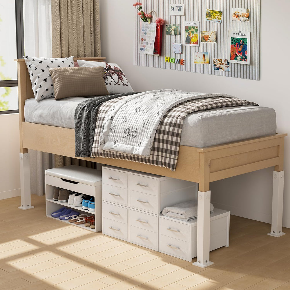 BOLUO Stackable Storage Drawers Narrow Closet Organizers and Storage Fabric W...