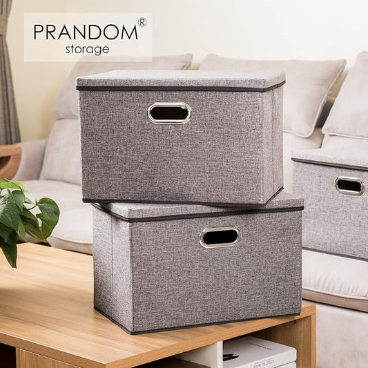PRANDOM Large Collapsible Storage Bins - Image 2