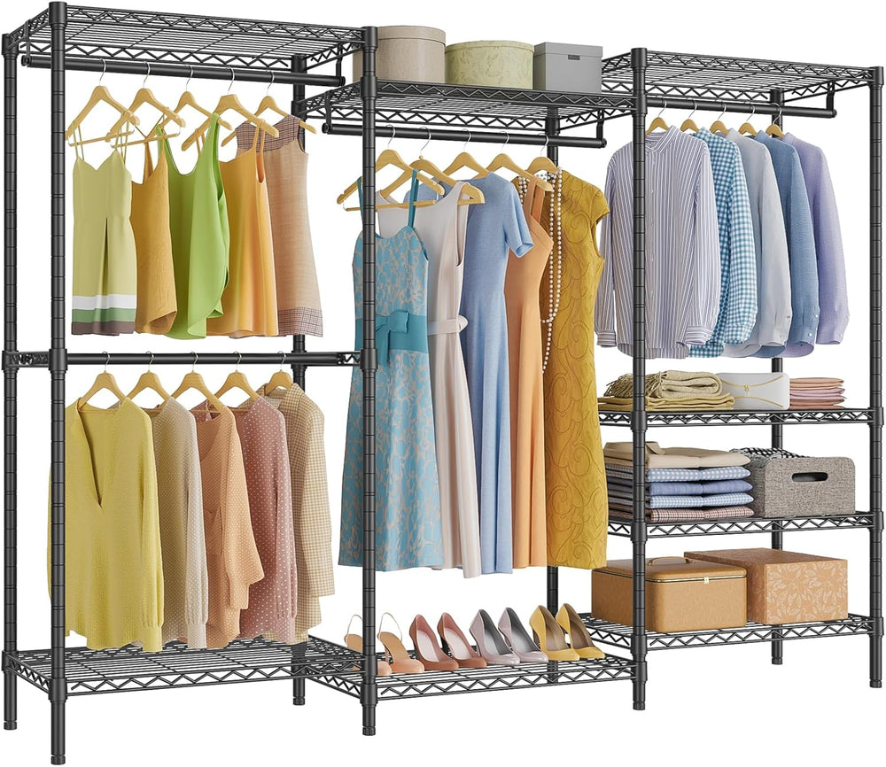 VIPEK V5 Plus Large Portable Closet Rack Freestanding Wardrobe Closet, 85.4&q...