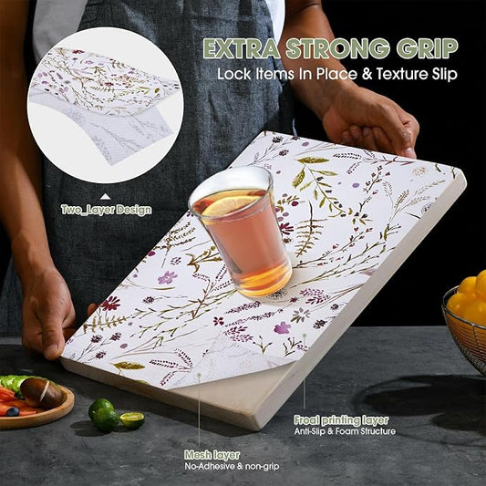 Drawer and Shelf Liner for Kitchen Cabinets 12INx20FT, Non Adhesive, Non Slip - Image 2