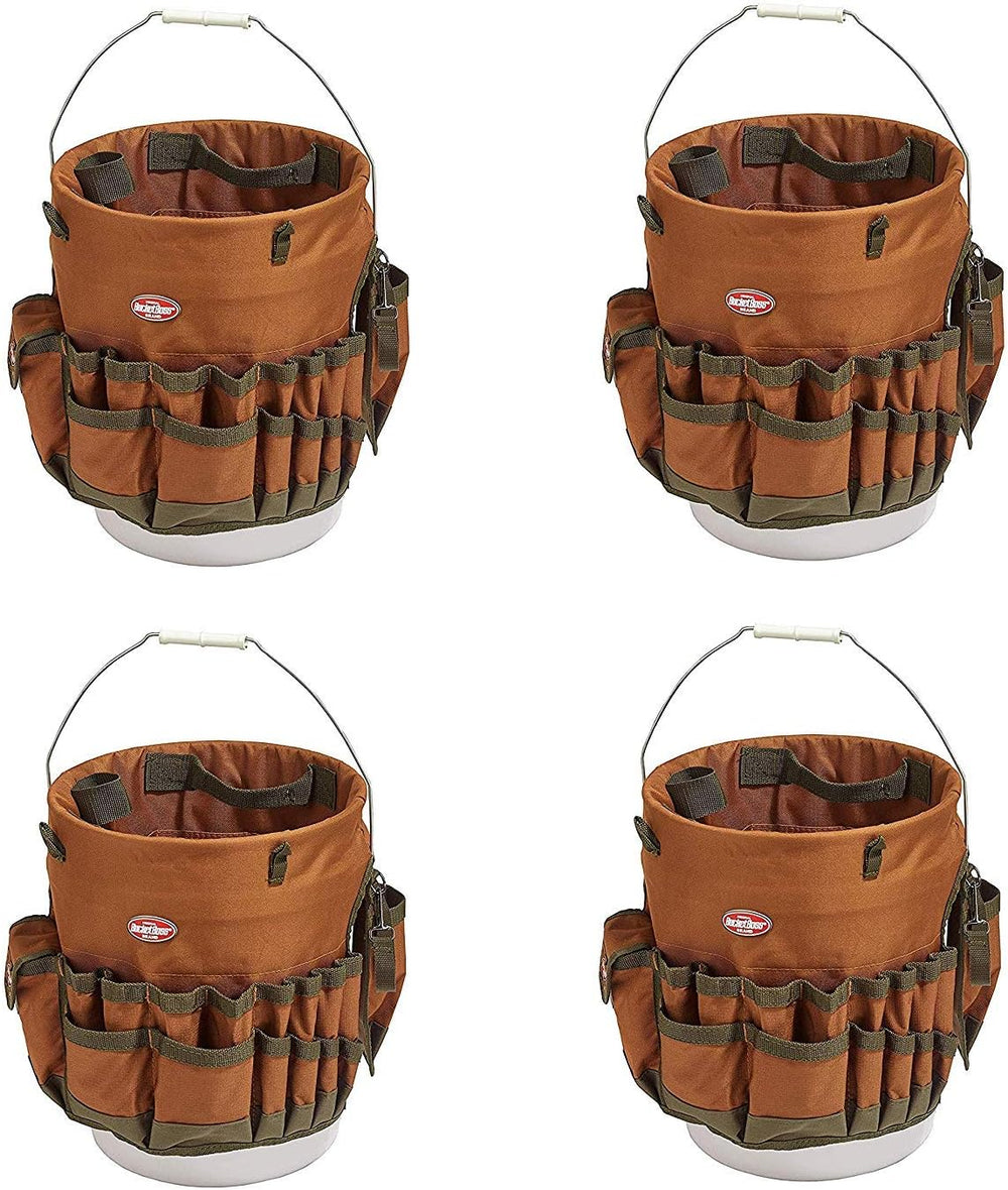 Bucket Boss The Bucketeer Bucket Tool Organizer in Brown, 10030 (Pack of 4)