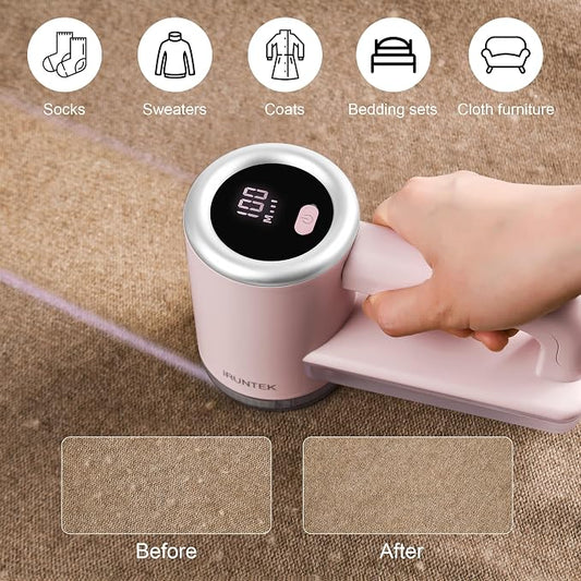 iRUNTEK Rechargeable Fabric Shaver|3-Speed Lint Shaver - Image 2