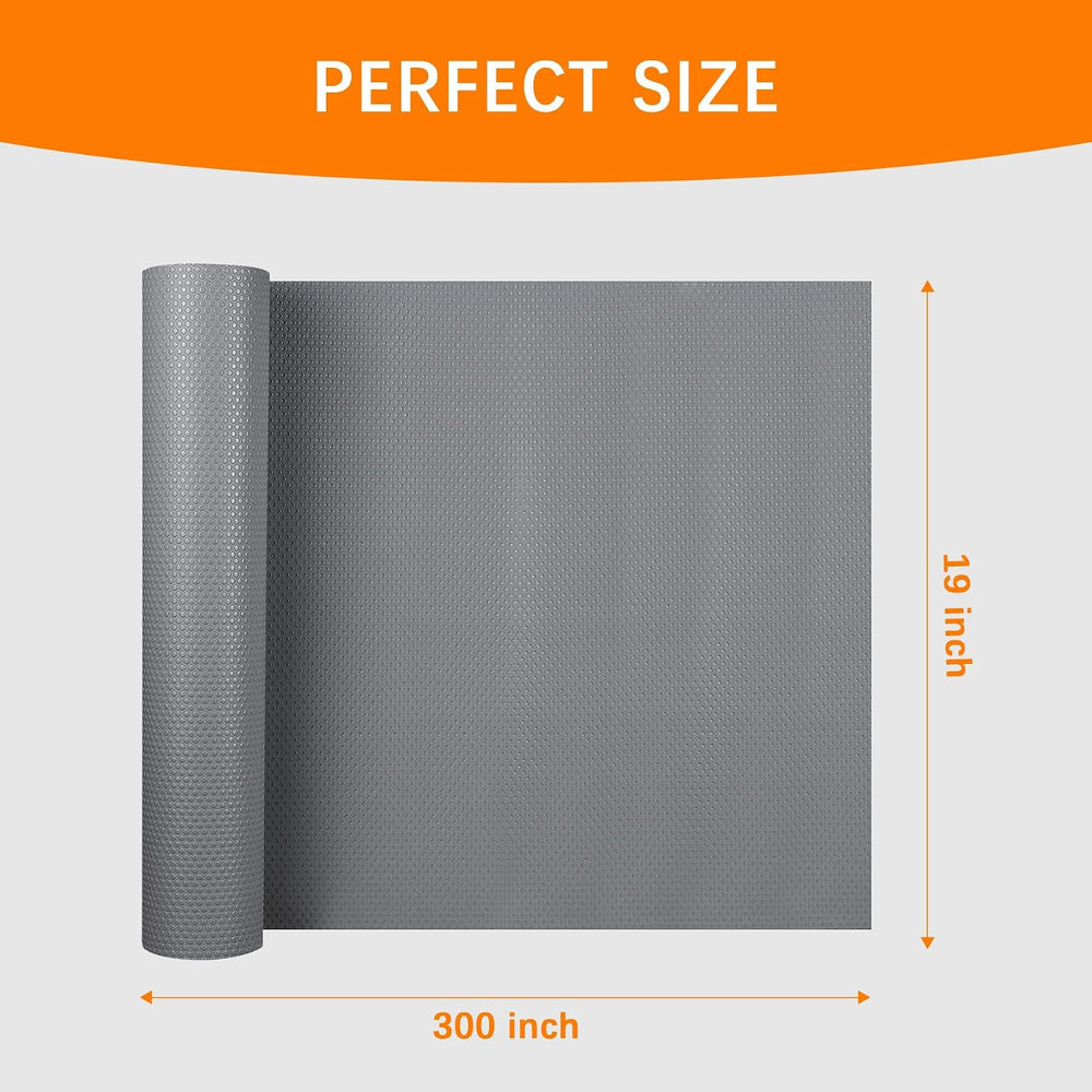 FLPMIX Kitchen Cabinet Shelf Liner: 19"W x 300"L Waterproof Under S...