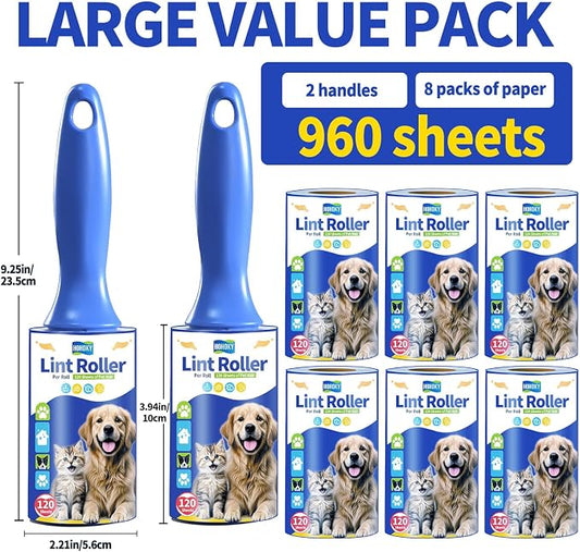 lint Rollers for pet Hair Extra Sticky Heavy Duty Lent Roller for Dog and Cat - Image 2
