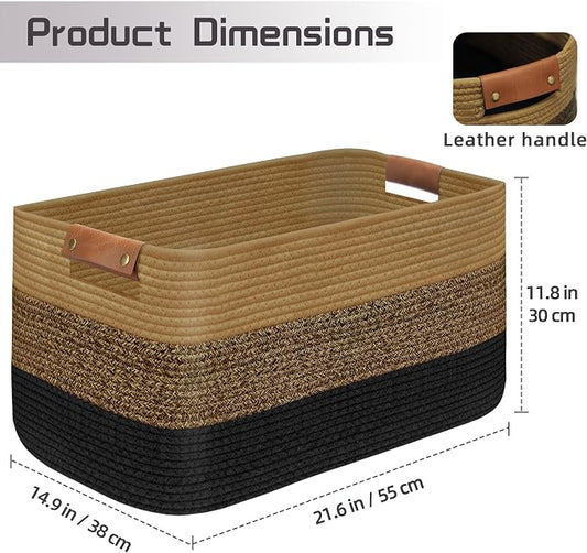 Large Collapsible Laundry Basket, Clothes Hamper - Image 2
