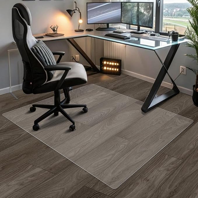 Azadx Chair Mat for Hardwood 60"x 48" Large Office Chair Mat for Hardwood - Image 8