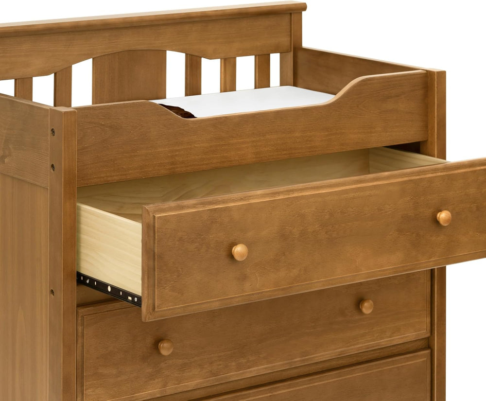 Davinci Jayden 3-Drawer Changer Dresser in Chestnut, GREENGUARD Gold and FSC®...