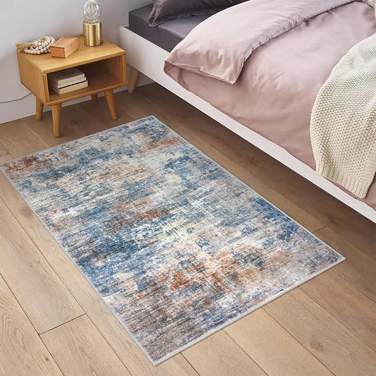 IOHOUZE Small Abstract Area Rug 2x3 Ft Entryway Rugs Washable Door Mat Indoor - Image 2
