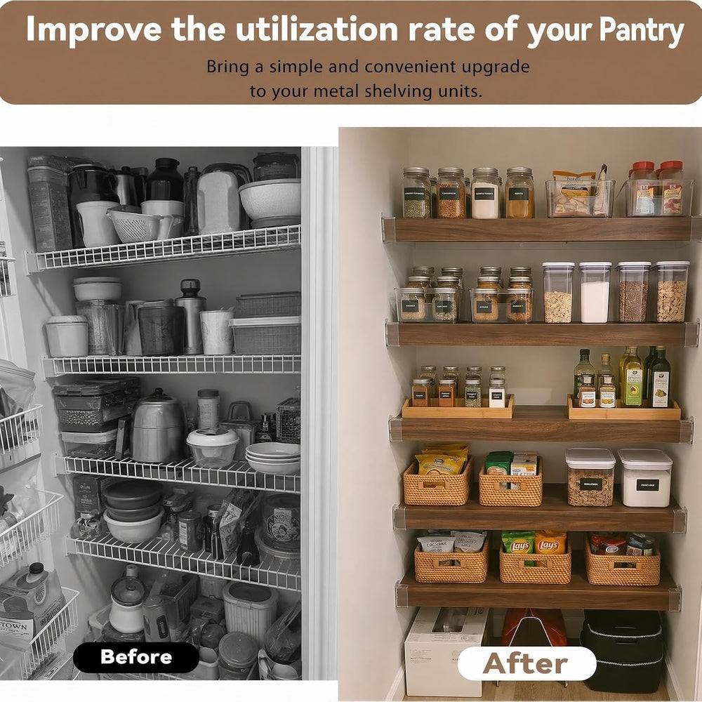 Wire Shelf Covers for Pantry ,Closet, 5 Pcs Shelf Liners (24 * 12")