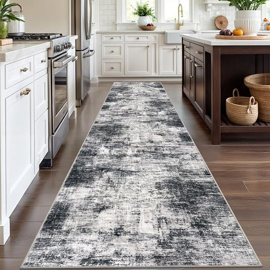 IOHOUZE Abstract Runner Rug 3x12 Ft Washable Runners - Image 2