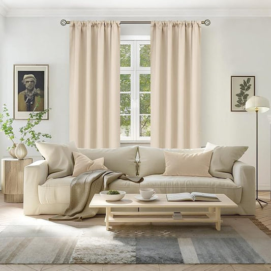 BGment Champagne Blackout Curtains - Image 2