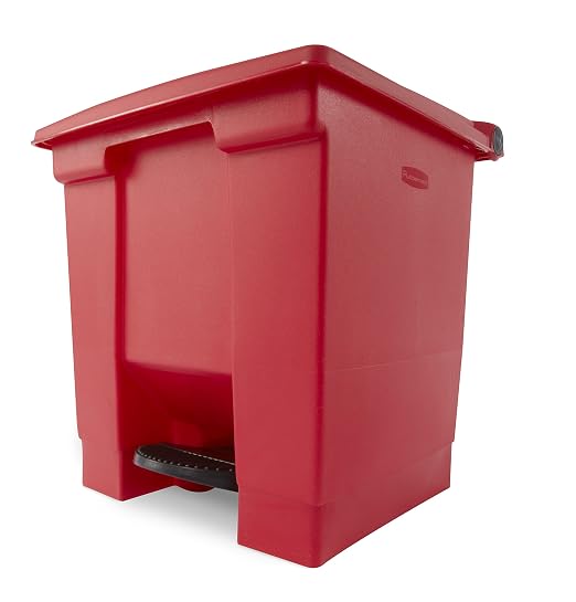 Rubbermaid Commercial Products Legacy Step-On Trash/Garbage Can/Bin, 8 Gallon - Image 2