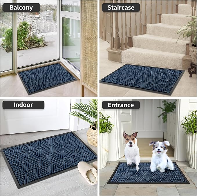 Yimobra Large Door Mat 36x24, All-Weather Waterproof Non-Slip Welcome Matt - Image 9
