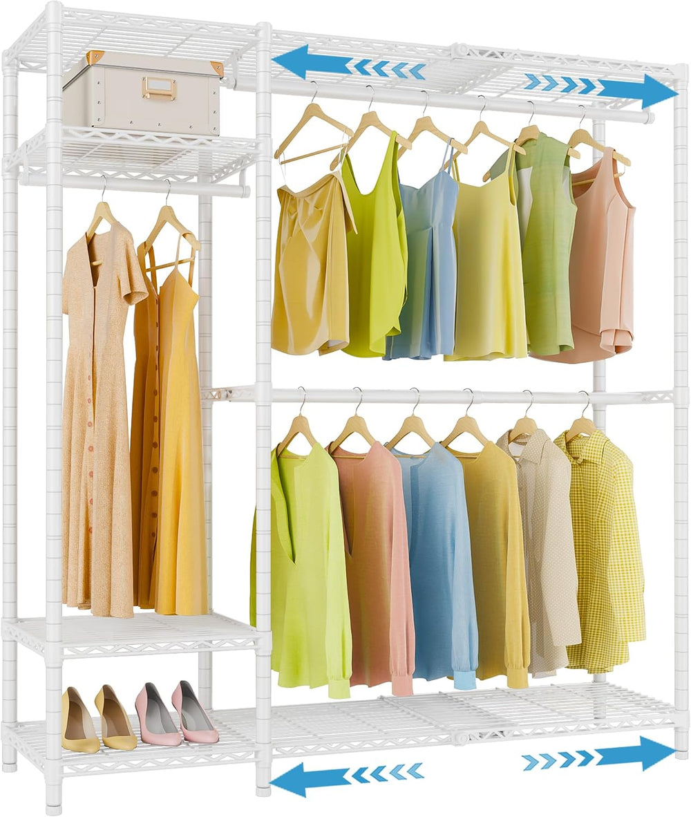 VIPEK X20 Expandable Metal Clothing Rack Adjustable from 3'3" to 4