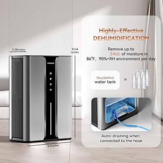 95oz Home Dehumidifier, Quiet dehumidifier - Image 2