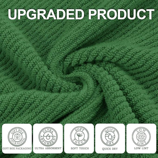 Green Hand Towels for Bathroom - Image 2