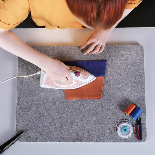 Wool Pressing Pad - 24in x 18in Quilting Ironing Pad - 100% New Zealand Felted - Image 2