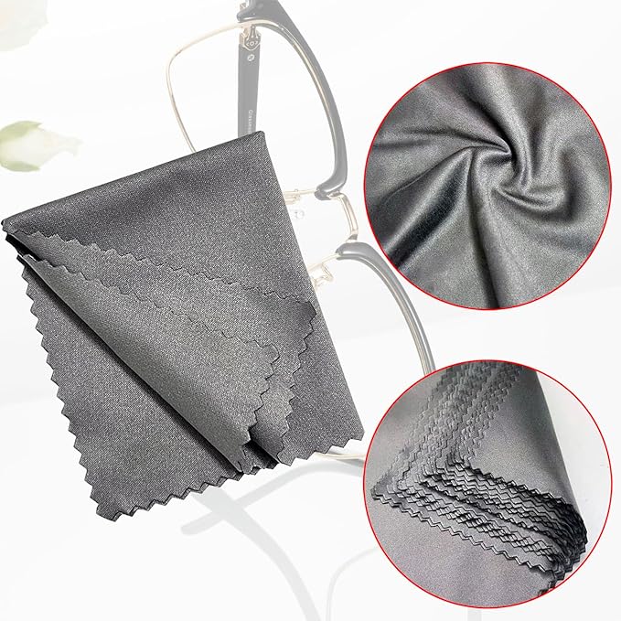 Microfiber Cleaning Cloths, 6x7 Inch – Soft Lens & Glasses Cleaning Cloth - Image 7