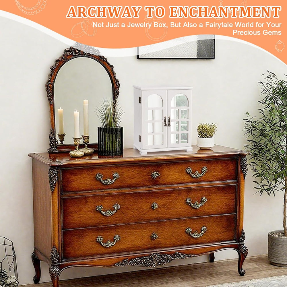 Jewelry Box Organizer for Women, Wooden jewelry boxes & organizers