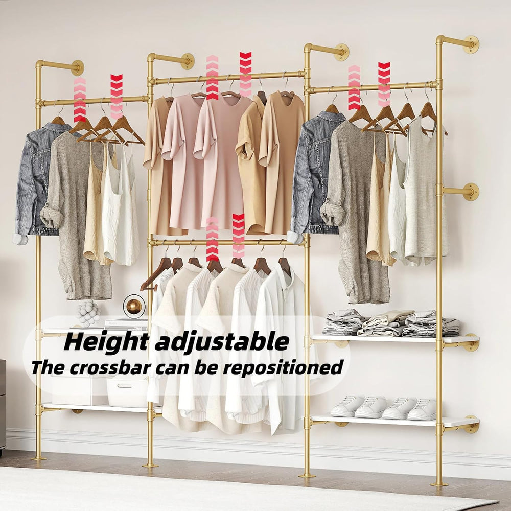 Industrial Pipe Clothing Rack