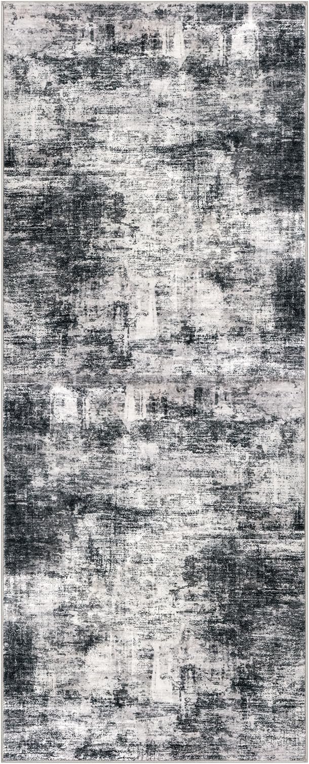 IOHOUZE Abstract Runner Rug 2x5 Ft Washable Runners - Image 9