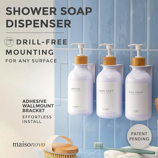 MaisoNovo Shampoo and Conditioner Dispenser - Image 2