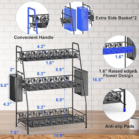 3-Tier Large Size Storage Rack, Counter Organiztion - Image 2