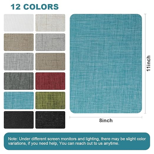 J.CARP 2Pcs Linen Repair Patches, Large Self-Adhesive Fabric Patch - Image 2