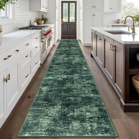 IOHOUZE Abstract Runner Rug 3x20 Ft Extra Long Washable Runners - Image 2