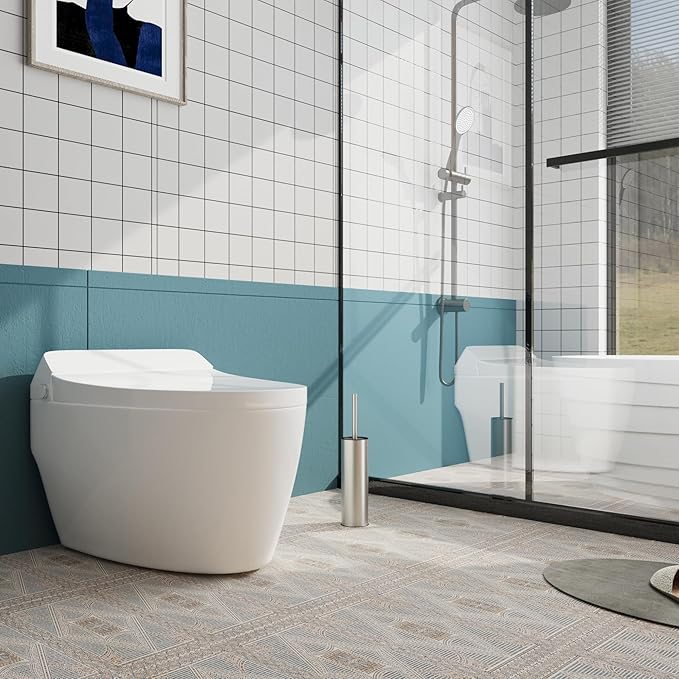 Toilet Brush and Holder, Stainless Steel Toilet Brushes - Image 9