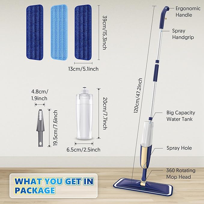 Microfiber Spray Mops for Hardwood Floor Cleaning - Image 7