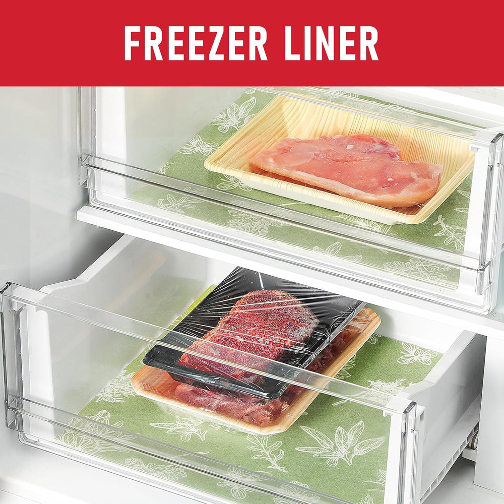 Cooyes Shelf Liner for Refrigerator & Drawer, Non-Adhesive Cabinets Liner...
