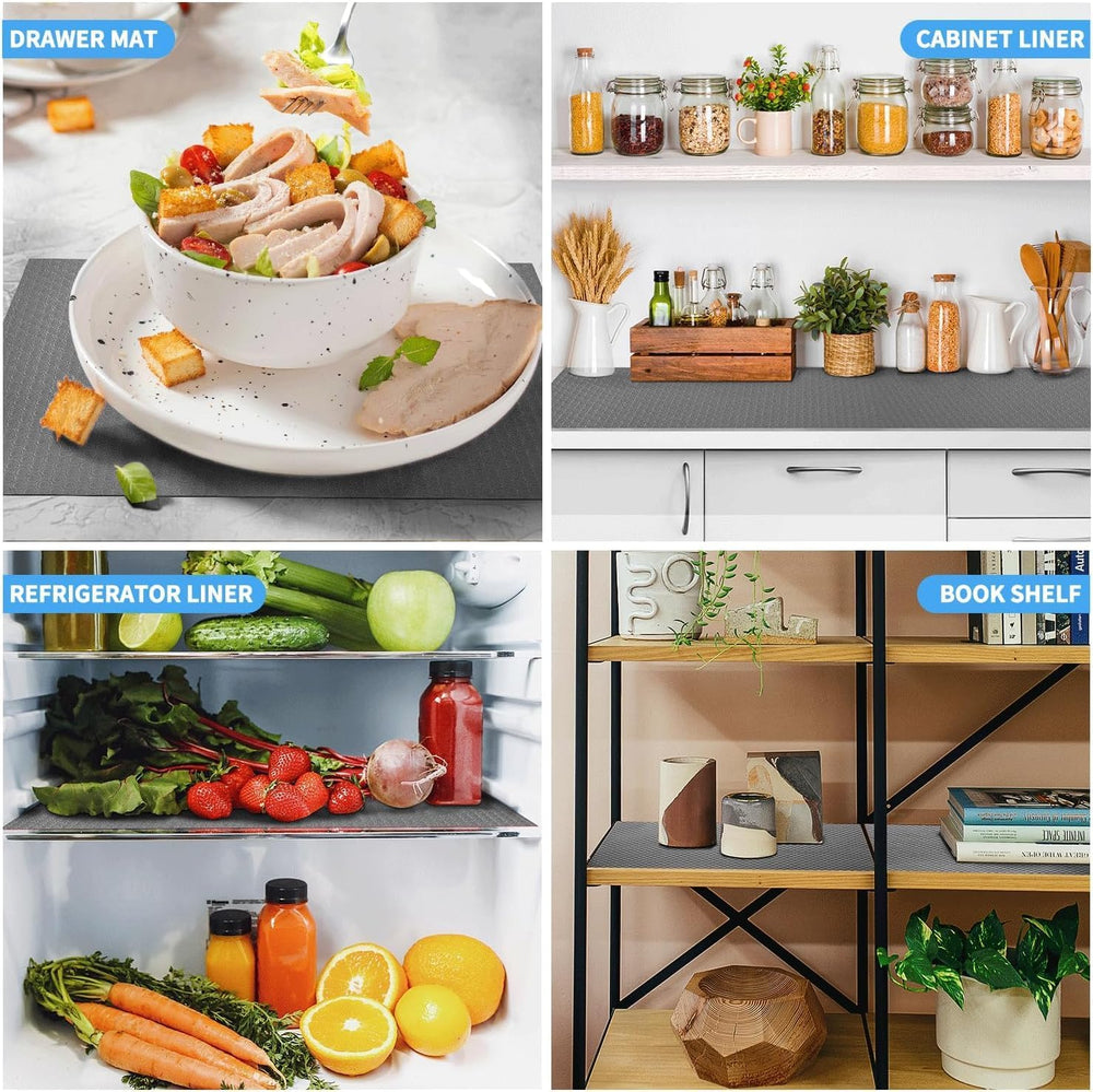 Bloss Shelf Liner, 24x196.9 inch Shelf Liners for Kitchen Cabinets Non-Adhesi...