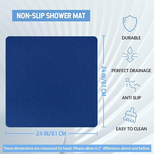 Non-Slip Bathtub Mat, Anti Slip Shower Mat, Fast Drying Bathtub Mats, Foot - Image 2