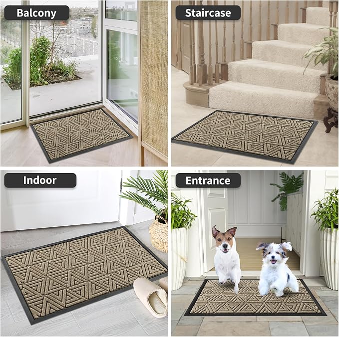 Yimobra Outdoor Mats for Front Door 29.5x17, All-Weather Waterproof Non-Slip - Image 9