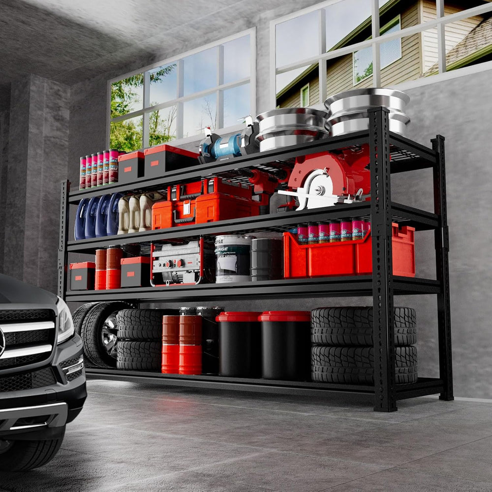 Storage Shelves, Garage Shelving Heavy Duty 2640LBS Capacity, 60"L x 24&...