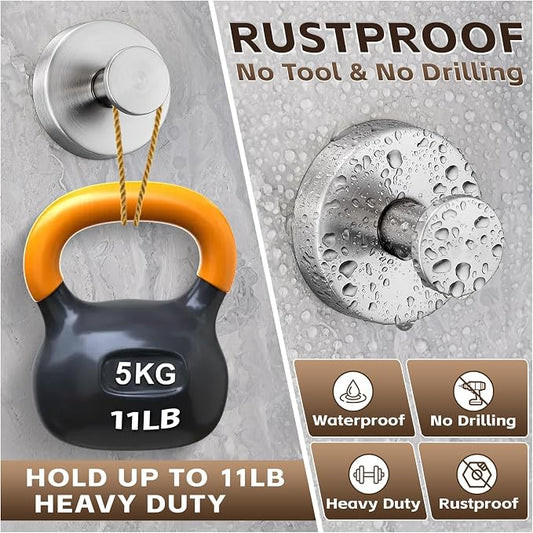 Reusable Heavy Duty Suction Cup Hooks - Image 2