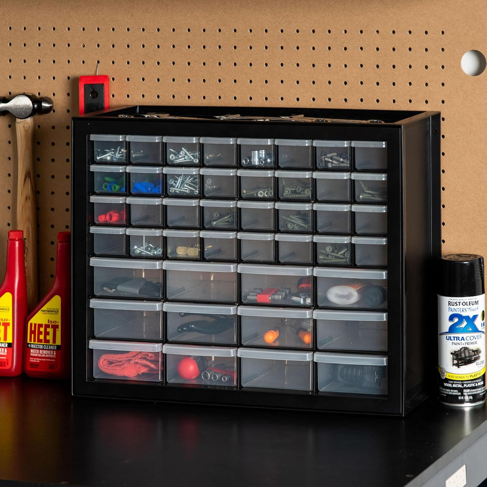 IRIS USA 44-Drawer Small Parts Storage Cabinet, Crafts, Made in USA, Black