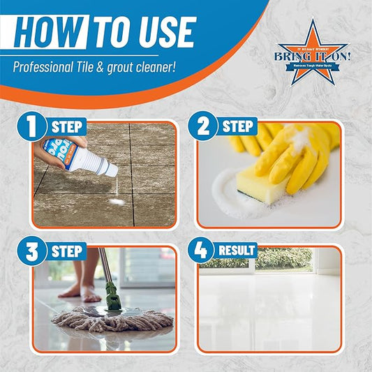 Bring It On Grout Pro Tile and Grout Cleaner – 32fl oz Grout Cleaner - Image 2